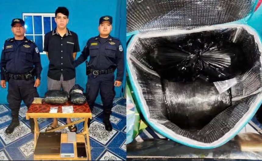 REPARTIDOR REPARTIDOR DE COMIDA FUE CAPTURADO CON DROGAS EN SAN MARTÍN