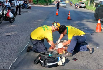 ADULTO MAYOR MUERE ATROPELLADO POR MOTOCICLETA EN LA TRONCAL DEL NORTE
