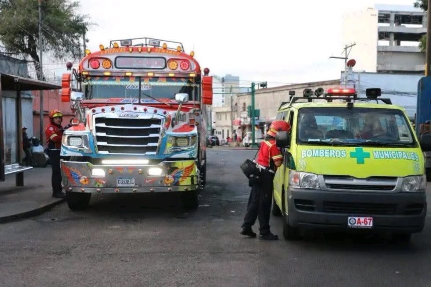 bus 3 CONDUCTOR DE BUS MUERE TRAS ATAQUE ARMADO EN GUATEMALA