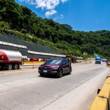 chorros 1 MOP HABILITA EL PASO VEHICULAR EN AMBOS SENTIDOS EN EL TRAMO LOS CHORROS