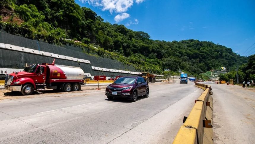 chorros 1 MOP HABILITA EL PASO VEHICULAR EN AMBOS SENTIDOS EN EL TRAMO LOS CHORROS