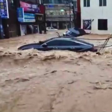 inundaciones 1 LLUVIAS HISTÓRICAS PROVOCAN SEVERAS INUNDACIONES EN COREA DEL SUR