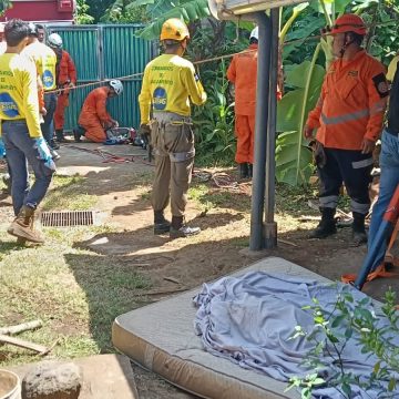 izalco FINALIZAN LABORES DE RECUPERACIÓN DE PERSONA QUE MURIÓ AL CAER A UN POZO EN IZALCO