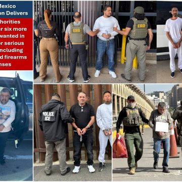 mex ESTADOS UNIDOS ENTREGA A MÉXICO A SEIS FUGITIVOS BUSCADOS POR DELITOS GRAVES