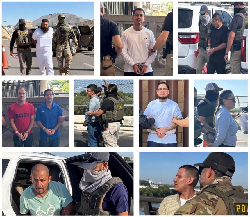 ESTADOS UNIDOS ENTREGA A MÉXICO A 10 FUGITIVOS BUSCADOS POR DELITOS GRAVES