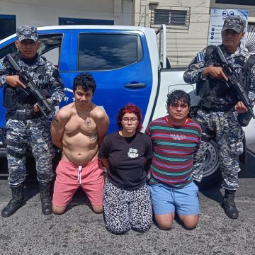 santa 1 CAPTURAN A TRES PERSONAS TRAS REPORTE DE DISPAROS Y HALLAZGO DE DROGA EN SANTA TECLA