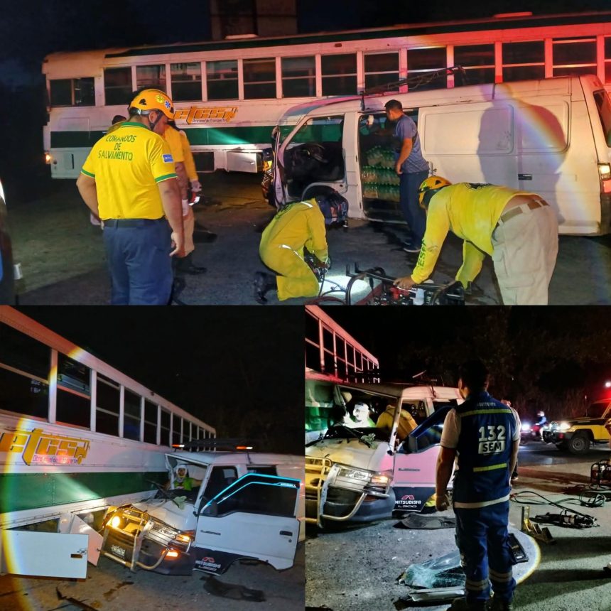 aaci RESCATAN A HOMBRE ATRAPADO TRAS ACCIDENTE EN LA CARRETERA DE ORO
