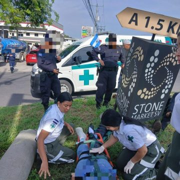 DOS PERSONAS RESULTAN LESIONADAS TRAS ACCIDENTE EN MOTOCICLETA EN LOURDES, COLÓN