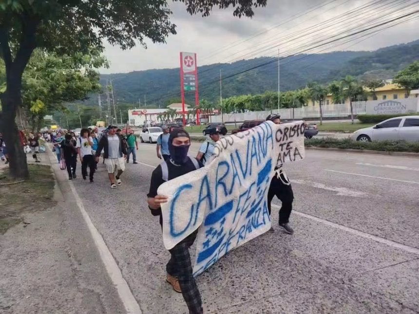 “NO SE ARRIESGUEN”: ESTADOS UNIDOS ADVIERTE A NUEVA CARAVANA MIGRANTE HONDUREÑA