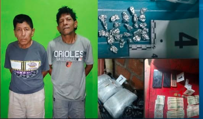 drogas 1 ALLANAMIENTO EN SANTA ANA TERMINA CON DOS CAPTURADOS POR TRÁFICO ILÍCITO