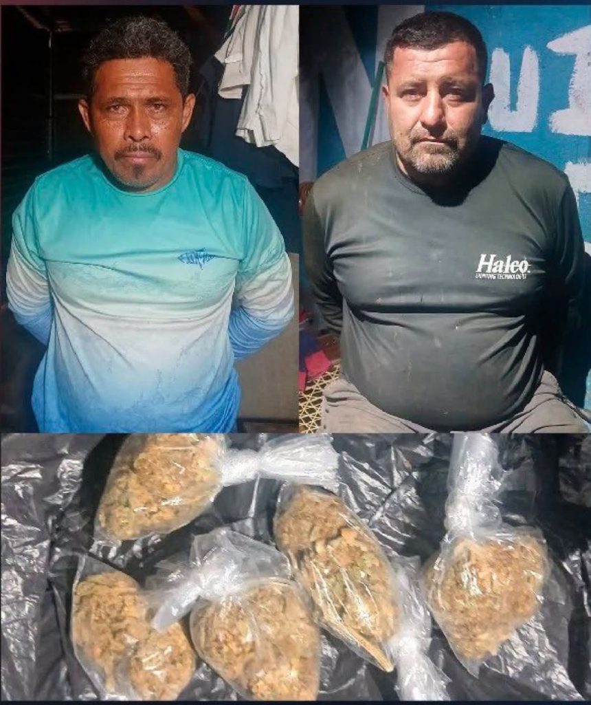 CAPTURAN A DOS HOMBRES POR DELITOS RELACIONADOS CON DROGAS EN CITALÁ