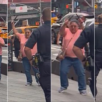 loca 23 IDENTIFICAN A MUJER SEÑALADA DE ATACAR A DOS PERSONAS EN TIMES SQUARE