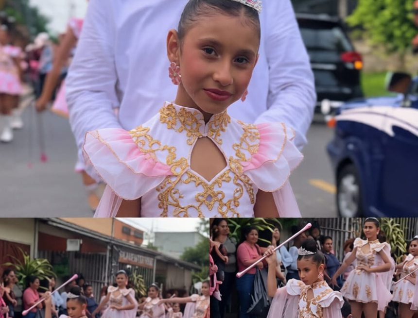 niña A MIGUEL JIMÉNEZ SE LE SALIERON LAS LÁGRIMAS AL VER CUMPLIR EL SUEÑO DE SU HIJA EN EL DESFILE