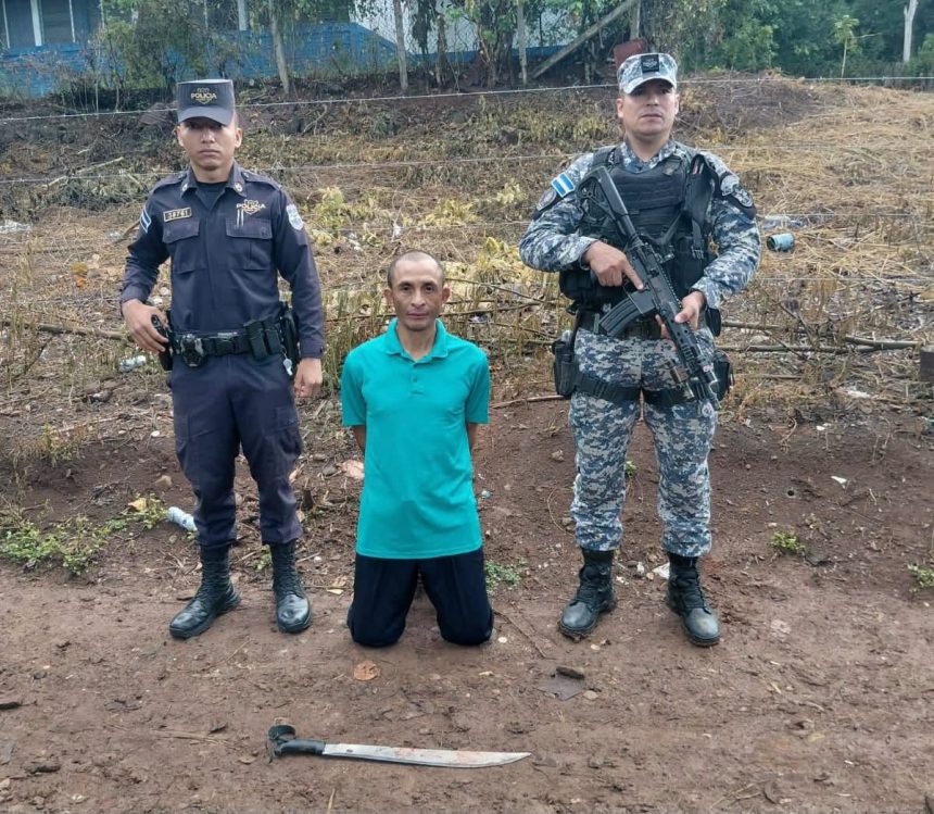 CAPTURARON A UN HOMBRE SEÑALADO DE CAUSAR LA MUERTE DE SU PAREJA EN CIUDAD BARRIOS