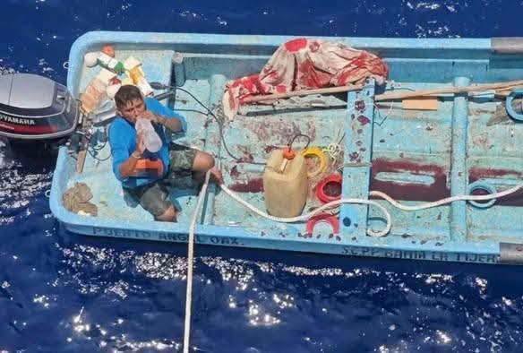 tor 2 PESCADOR SOBREVIVE UNA SEMANA A LA DERIVA EN EL MAR FRENTE A LAS COSTAS DE OAXACA