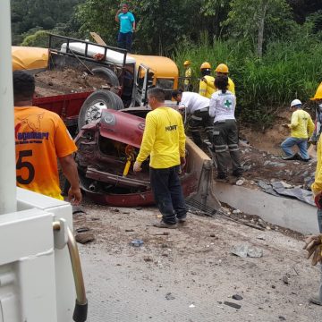 ACCIDENTE MÚLTIPLE SE REGISTRA EN LA CARRETERA PANAMERICANA, EN EL TRAMO DE LOS CHORROS