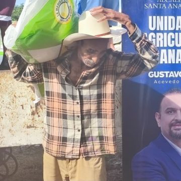 ABONO 1 ALCALDE DE SANTA ANA CENTRO BRINDA APOYO A PRODUCTORES AGRÍCOLAS DE SEIS COMUNIDADES