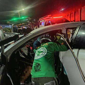 UN HOMBRE RESULTA LESIONADO TRAS ACCIDENTE DE TRÁNSITO EN SANTA TECLA