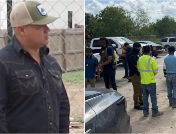 empre CONTRATISTA EN TEXAS INSTALA CERCAS PARA IMPEDIR INGRESO DE AGENTES MIGRATORIOS A SUS OBRAS