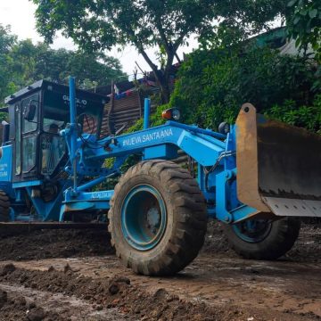ALCALDÍA DE SANTA ANA CENTRO AVANZA EN LA RECUPERACIÓN DE CALLES EN LAS PILETAS