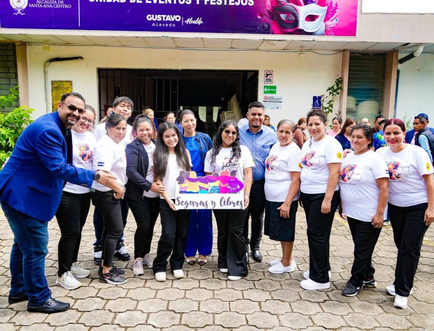 SANTA ANA CENTRO PARTICIPA EN PLAN PARA PREVENIR LA VIOLENCIA CONTRA LAS MUJERES