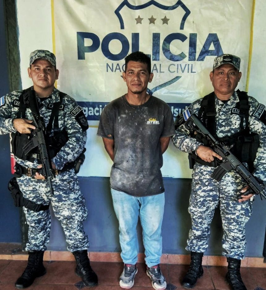 CAPTURAN A HOMBRE PERFILADO COMO MIEMBRO DE LA MS-13 EN JIQUILISCO