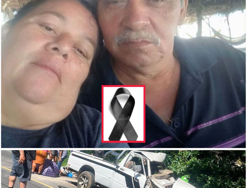 FALLECE PAREJA DE ESPOSOS TRAS ACCIDENTE ENTRE PICK UP Y RASTRA EN ILOBASCO
