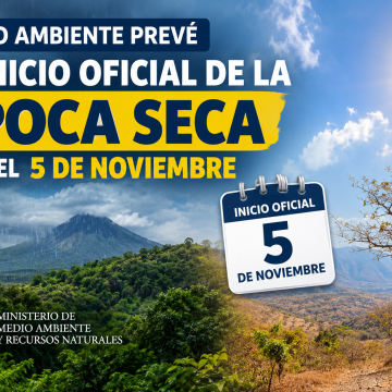 seca MEDIO AMBIENTE PREVÉ EL INICIO OFICIAL DE LA ÉPOCA SECA PARA EL 5 DE NOVIEMBRE
